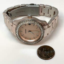 Designer Fossil Stella ES-2976 Rhinestone Stainless Steel Analog Wristwatch alternative image