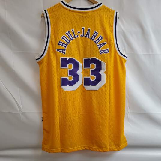 Adidas Mens Los Angeles Lakers Kareem Abdul-Jabbar 33 NBA Jersey Size L image number 2