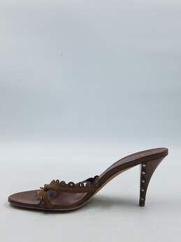 Authentic DIOR Brown Grommet Sandal W 9 alternative image