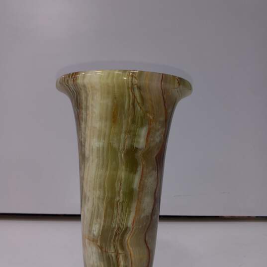 Large Green Marble Vase image number 5