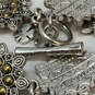 Designer Lucky Brand Silver-Tone Mandala Classic Flower Chain Bracelet image number 4