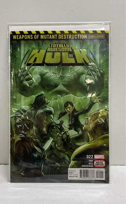 Marvel Totally Awesome Hulk Comic Book #22 (1st Weapon H) alternative image