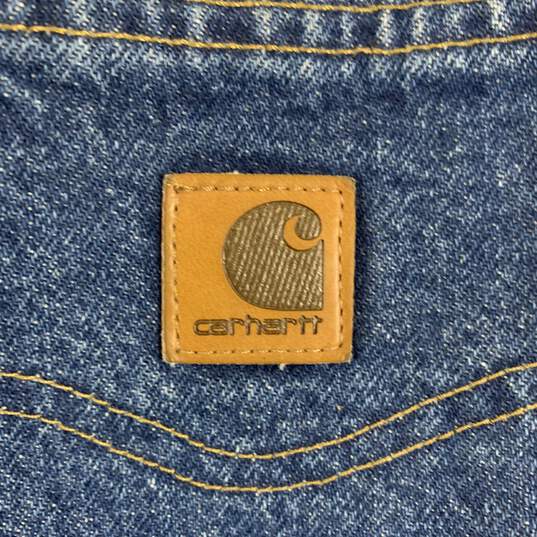 Men's Medium Wash Carhartt Jeans, Sz. 33x30 image number 3