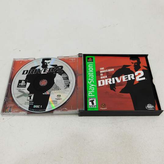Sony PlayStation PS1 w/ 4 Games Driver 2 image number 18