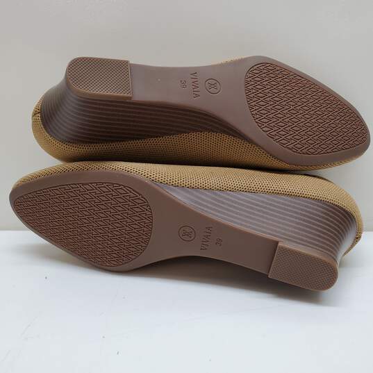 Vivaia Nutmeg Size 6.5 Wedge Slip-on Shoes IOB image number 4