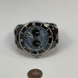 Designer Invicta 0307 Silver-Tone Chronograph Round Dial Analog Wristwatch alternative image