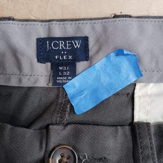 J. Crew Flex Grey Slacks/Dress Pants Size 31x32 image number 1