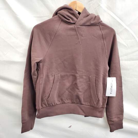 Athleta Women's Moonrise Hoodie Mineral Brown Size XXS - NWT image number 1