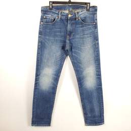 Armani Exchange Men Blue Straight Jeans Sz 32