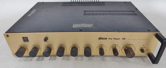 Fanon Brand Pro Power 120 Model Professional Power Amplifier w/ Power Cable (Parts and Repair) image number 2