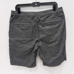 Lululemon Men's Gray Heather Cotton Blend Casual Shorts Size 34 alternative image
