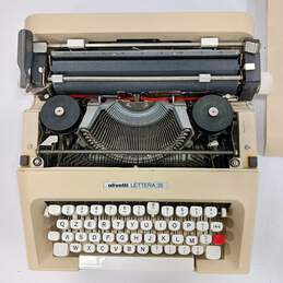 Vintage Olivetti Beige Lettera 35 Typewriter alternative image