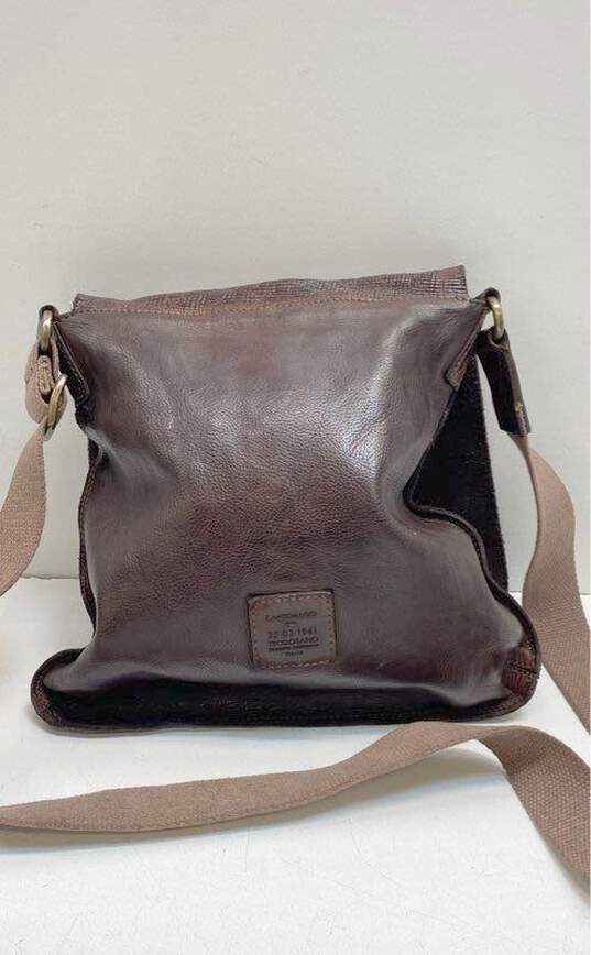 Campomaggi Teodorano Italy Brown Leather Crossbody Bag image number 2