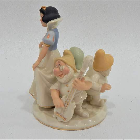 Lenox Snow White & The Seven Dwarfs Candlestick Set w/ COA IOB image number 3