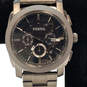 Fossil Machine Chronograph FS-4662 Silver-Tone Quartz Wristwatch 174.3g image number 1