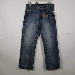 NWT Mens Relaxed Fit 5-Pocket Desing Denim Straight Leg Jeans Size 30X30