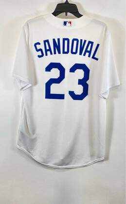 Nike Mens White Los Angeles Dodger Sandoval #23 Baseball MLB Jersey Size M alternative image