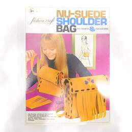 Sealed Fashion Craft Nu-Suede Shoulder Bag To Make & Decorate
