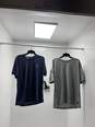 2PC Men's Short Sleeve Athletic Tops image number 1