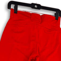 NWT Womens Red Dri-Fit Flat Front Pull-On Softball Capri Pants Size Small