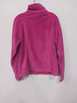Columbia Full Zip Fleece Pink Jacket Size XL alternative image