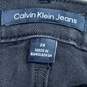 Calvin Klein Black High Rise Straight Jeans Size 28 image number 5