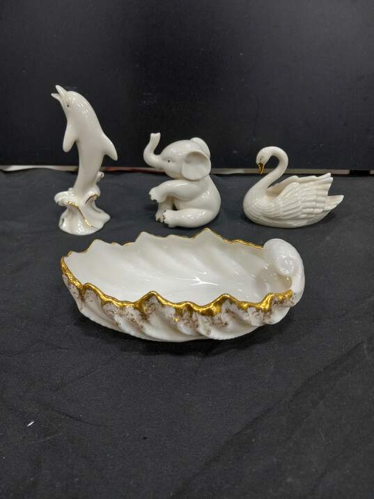4PC Lenox Animal Figurines & Trinket Dish image number 4