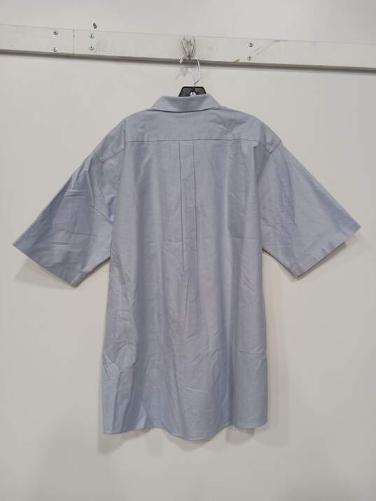 L.L. Bean Button Up Dress Shirt Men's Size 17.5 Tall image number 4