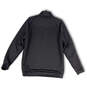 NWT Mens Black Long Sleeve 1/4 Zip Pullover Activewear T-Shirt Size Medium image number 2