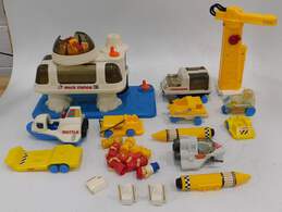 Vintage Lil Playmates Space Station Playset With Vehicles Figures