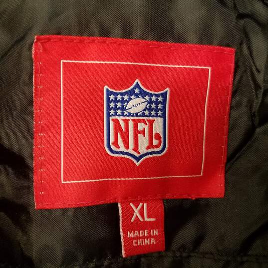 Vintage NFL Oakland Raiders Hooded Jacket/Parka Sz. XL image number 3