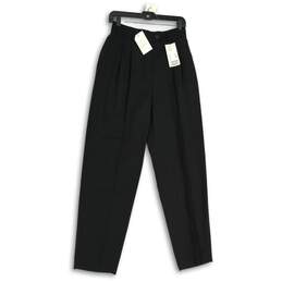 NWT Escada Margaretha Ley Womens Black Pleated Slash Pocket Dress Pants Size 36