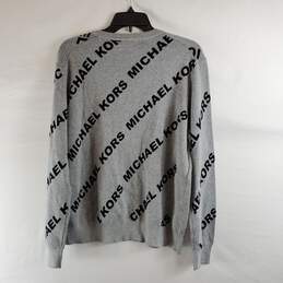 Michael Kors Men Grey Sweater L NWT alternative image