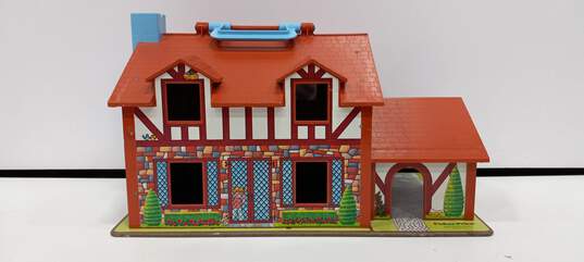 Fisher-Price Little People Tudor Play House and Little People Surprise and Sounds Home Playset W/ Accessories image number 5