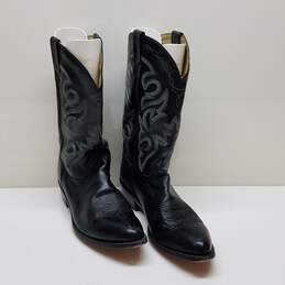 Dan Post Milwaukee J Toe Black Western Leather Boots Men's Size 14D