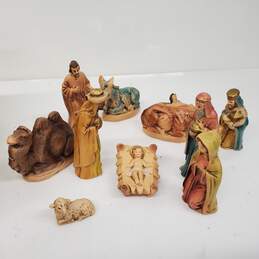Vintage And Beautiful Hand-Painted Nativity Set-Celebrate!