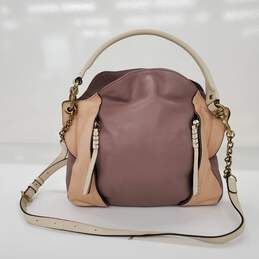 OrYany 'Danielle' Mauve/Peach Leather Hobo Shoulder Bag