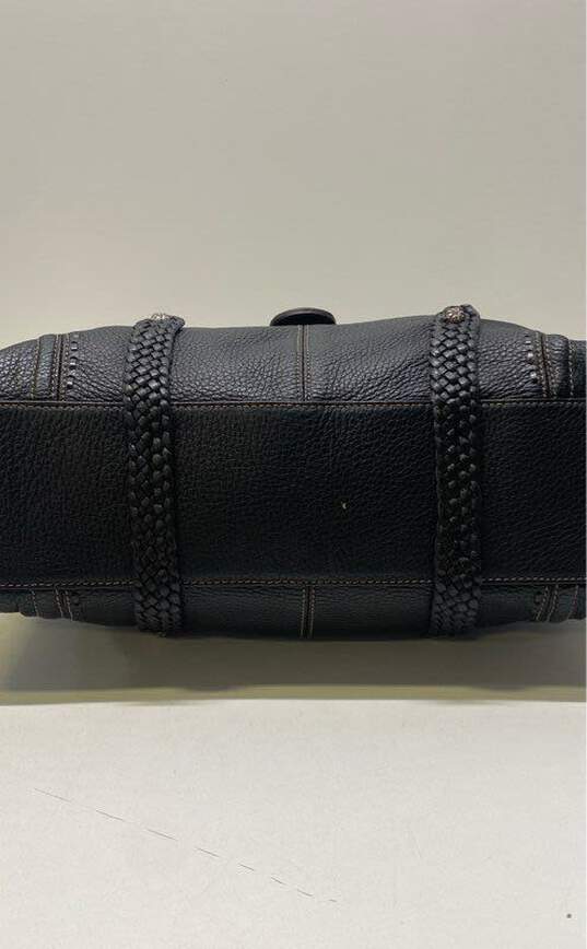Brighton Leather Pebbled Shoulder Bag Black image number 3