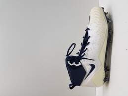 Nike Force Savage Pro TD Football Cleats White Blue AJ6605-107 Men's Size 16