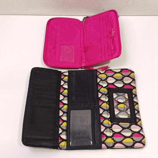 Bundle of 3 Assorted Vera Bradley Crossbody Bag & Wallets image number 4