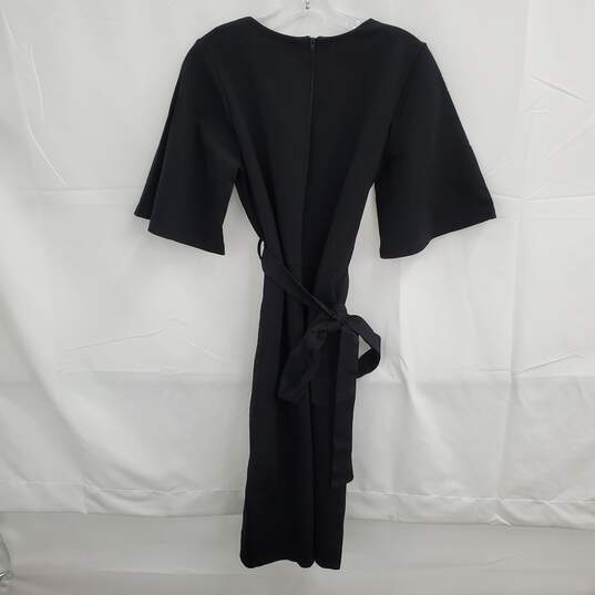 Brigitte Brianna Milan Black Zip Back Dress NWT Size M image number 2
