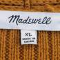 Madewell Women Rust Knit Cardigan XL image number 3