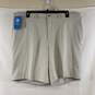 Men's Khaki Haggar Expandable Waist Shorts, Sz. 44W image number 1