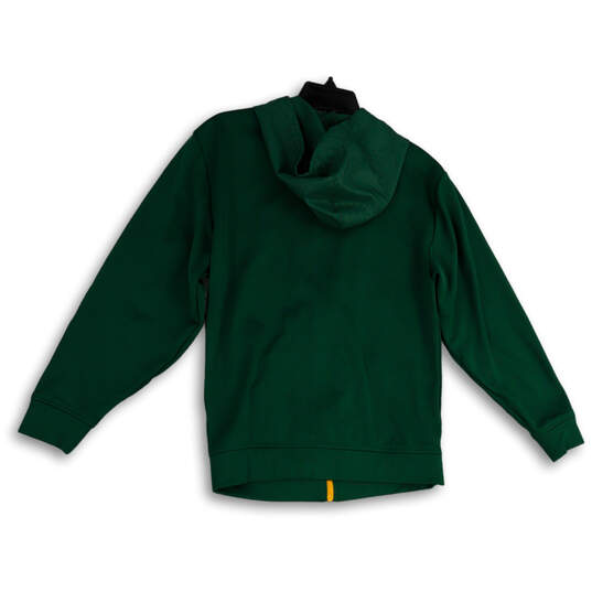 Womens Green Long Sleeve Green Bay Packers Pockets Full-Zip Hoodie Size S image number 2