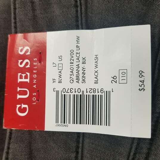 Buy the Guess Women Grey Jeans 26 NWT