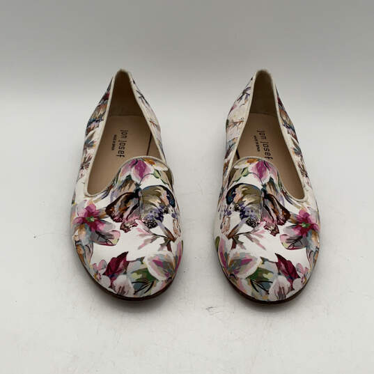 Womens Multicolor Floral Print Fashionable Slip-On Loafer Shoes Size 8 image number 2
