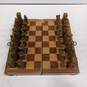 Wooden Chess Set (Folds Into Box/Case And Down Into Board) image number 1