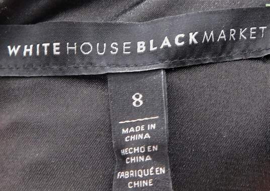 White House Black Market Women's Sleeveless Black Dress Size 8 image number 2