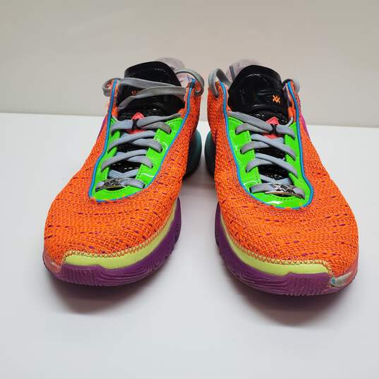 Nike Lebron XX 20 Orange Sneakers, Size 9.5 DJ5423-800 image number 3