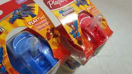 2x Playtex DC Super Friends Playtime Insulated Straw Cup Sealed BPA Free Lot #2